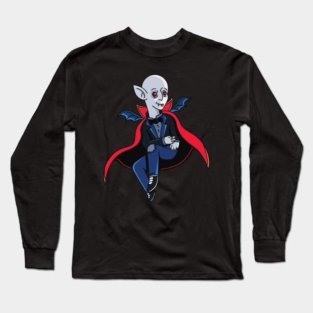 Nosferatu Long Sleeve T-Shirt by LAckas